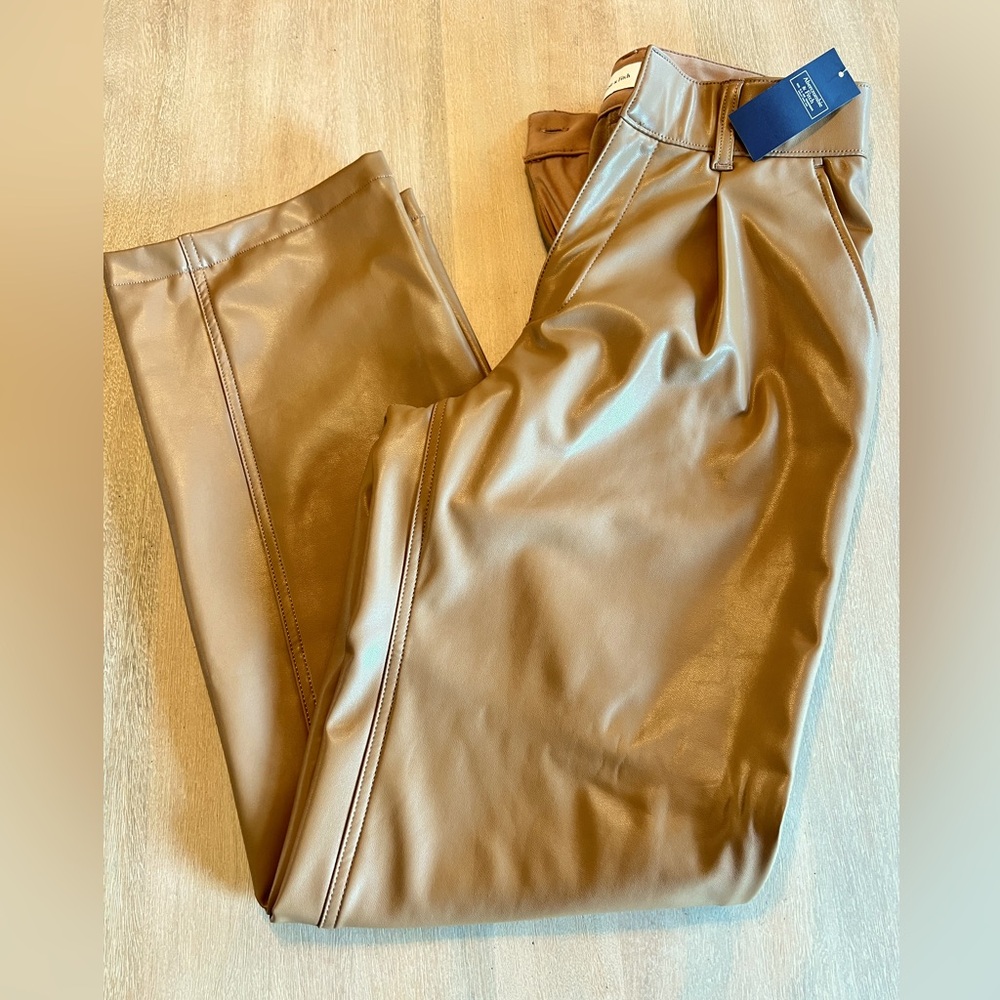 Faux leather Abercrombie pants size 4/27